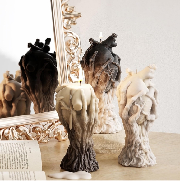 Heart Mold Organ Mold Claw Candle Mold Skull Heart Mold Tree Man Resin Casting M - Picture 4 of 7